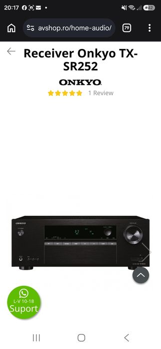 Stație Onkyo tx-sr252