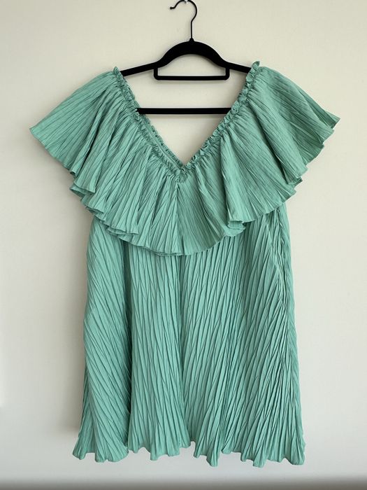 Платье жатое Zara