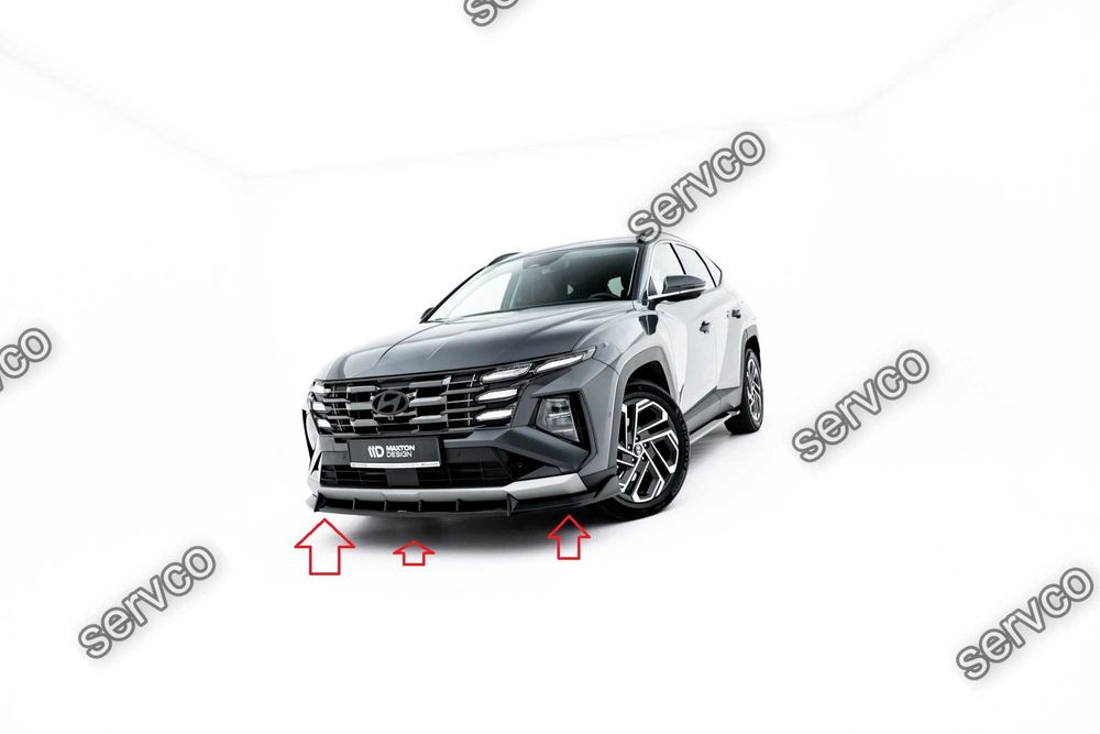 Prelungire splitter bara fata Hyundai Tucson Mk4 Facelift 2024- v3 - Maxton Design