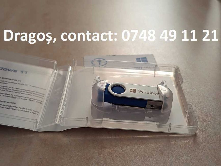 Stick-uri noi nouțe cu Windows 10 sau 11 Home sau Pro. Licență retail.