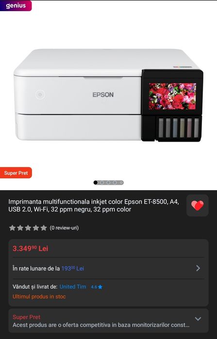 Epson et-8500 sigilat