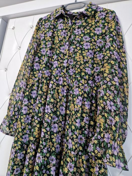 Rochie voal imprimat