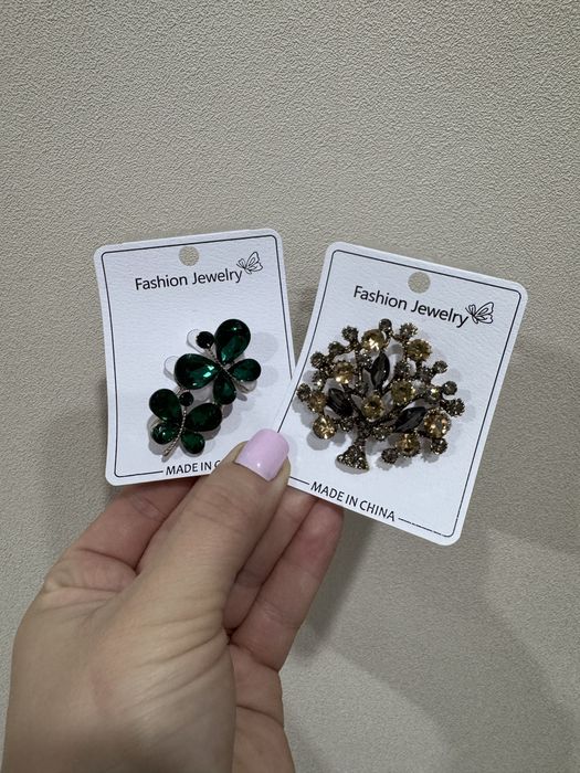 Брошь титан в наличии