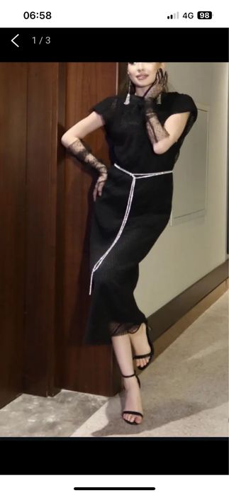 Вечернее элегантное платье