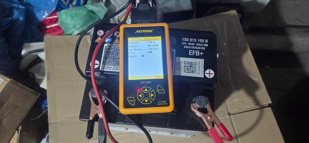 baterie 12v/acumulator auto/ varta efb 49ah/540a/