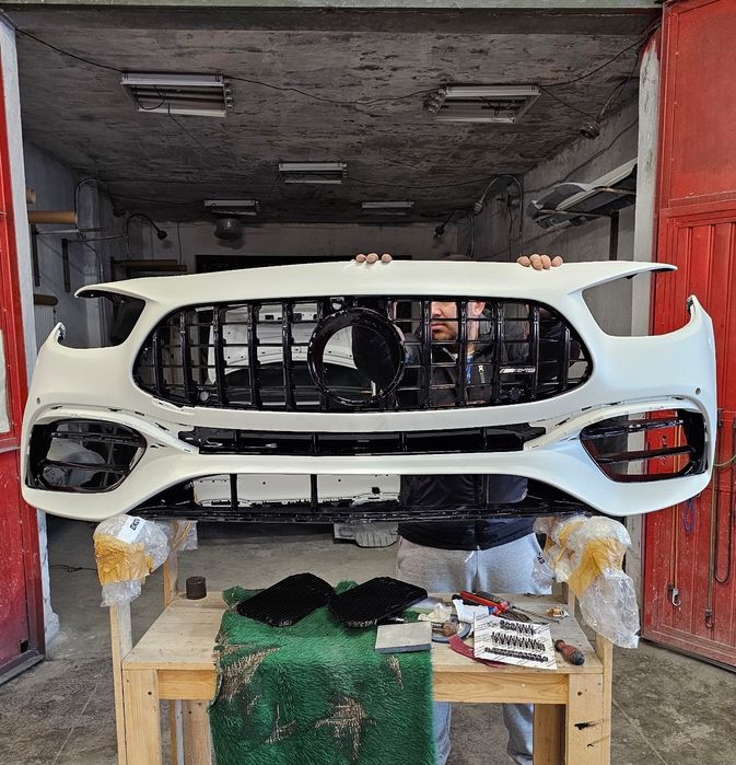 E63AMG предна броня  задна фарове стопове  капак Facelift w213 E63AMG