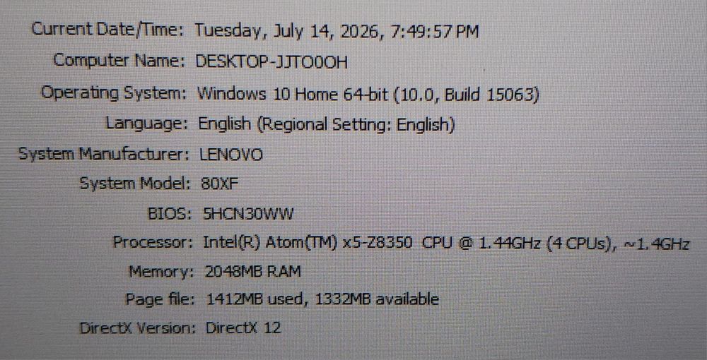 Lenovo tableta 2in1 MIIX 310-10ICR 2GB 64GB LTE