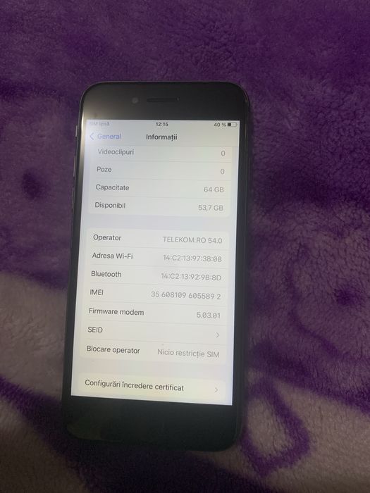 Vand iphone 8 ! Stare impecabila !