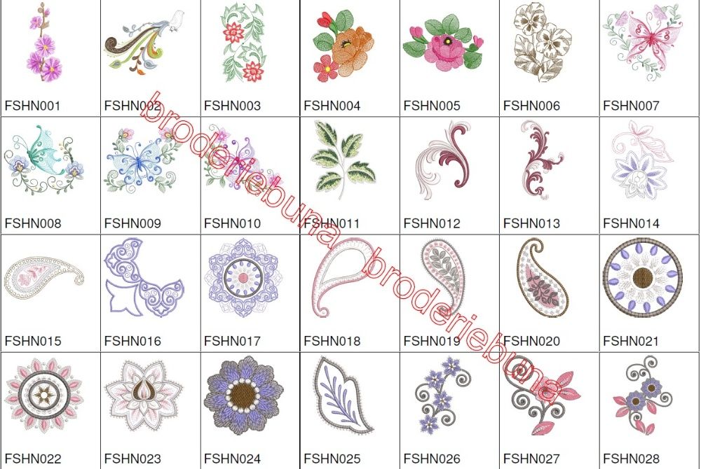 broderii ORNAMENTALE, FASHION si moda, vol. 1, ptr masini BROTHER