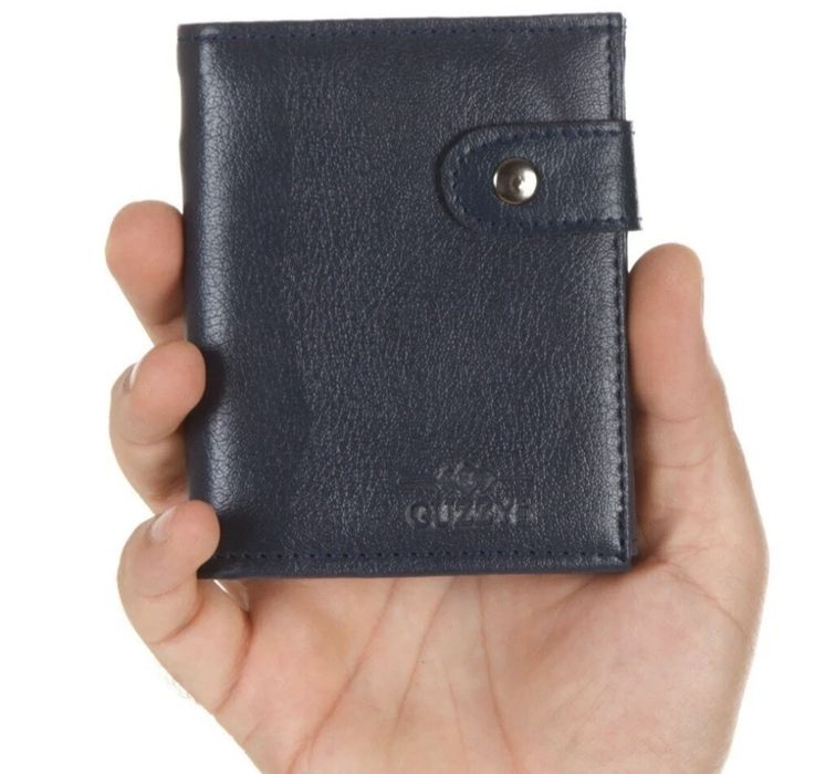 Мъжки кожен портфейл с отделние за монети