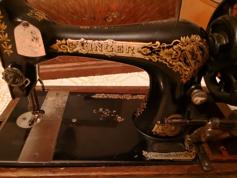 Singer оригинална ръчна шевна машина - работеща
