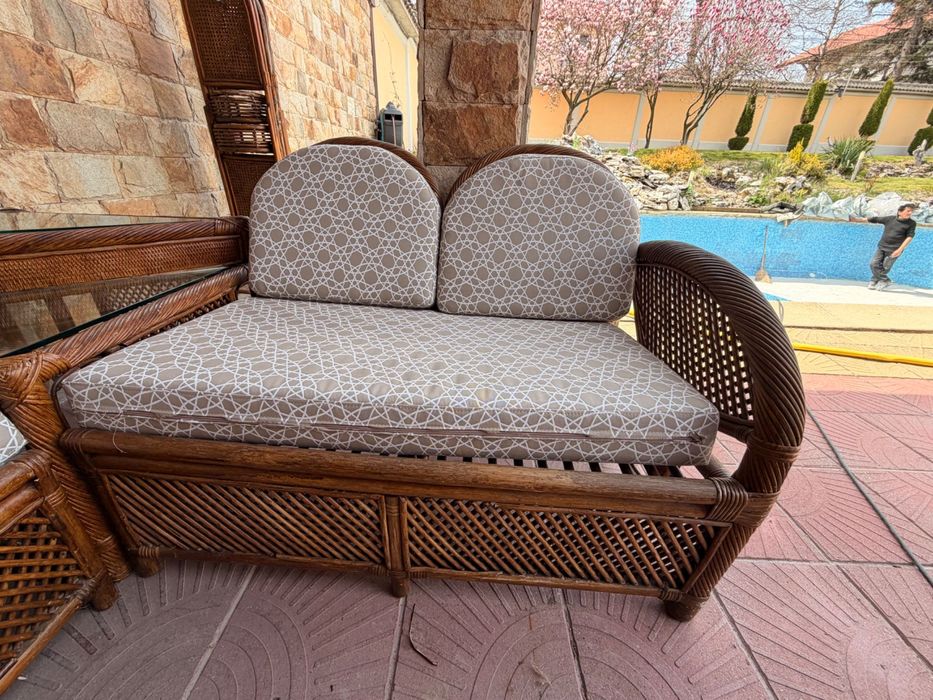 Естествен ратанов комплект