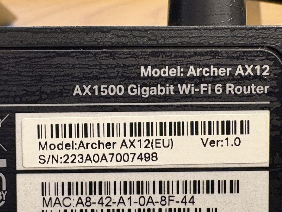 Router TP-Link Archer AX12 AX1500 dual band Wifi 6