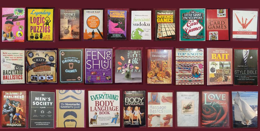 Хоби, игри, език на тялото, стил, масажи, ароматерапия -  28 книги
