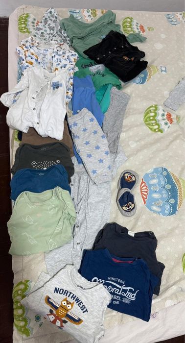 Лотове дрехи за бебе Момче - различни размери H&M, Next, Mayoral и др