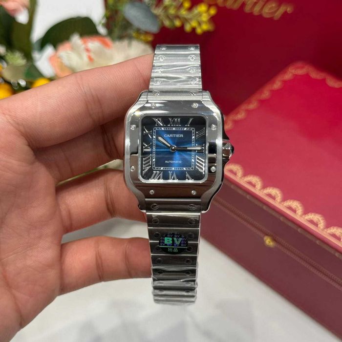 Cartier Santos 100 Сребърн колекция
