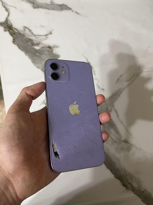 Айфон 12 базовый фиолетвый