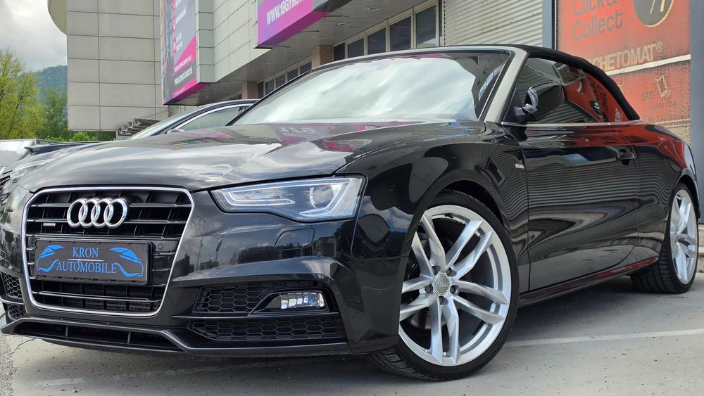Audi A5 // S-Line / S-Tronic / Quattro / Cabrio / 2.0 benzina 230 CP//