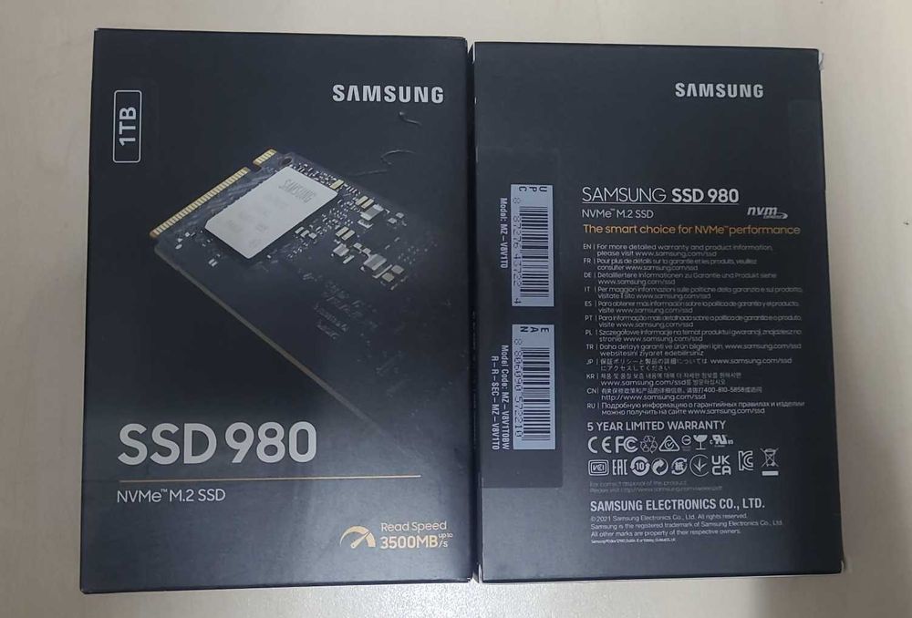 SSD Samsung 980 de 1TB PCI Express 3.0 x4 M.2 2280 , sigilat