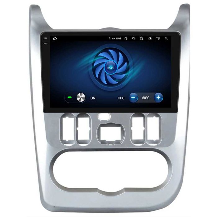 Navigatie Dedicata Dacia Logan/Sandero/Duster 9Inch, BT, Wi-Fi Carplay