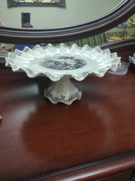 Английская ваза для фруктов и тортов