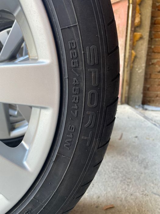 Джанти 17-ки с гуми за Ауди