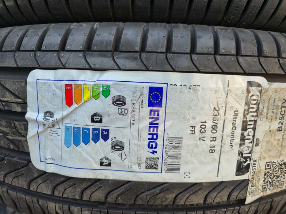 4 Anvelope de VARA - 235/60/18 103V FR - Continental Ultra Contact - NOU - DOT 2023 ! SUPER PRET !