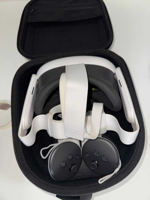 Ochelari VR META Quest 3, 128GB + geanta de calatorie compacta