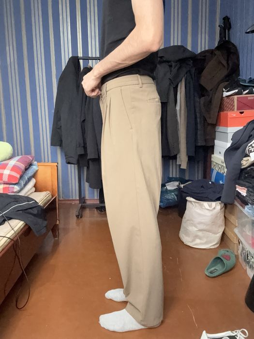 брюки горчичный Zara (31 размер-М) - БУ