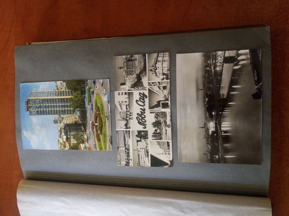 АЛБУМ със Стари Картички и Снимки 148 бр. Големи и 34 бр. Малки