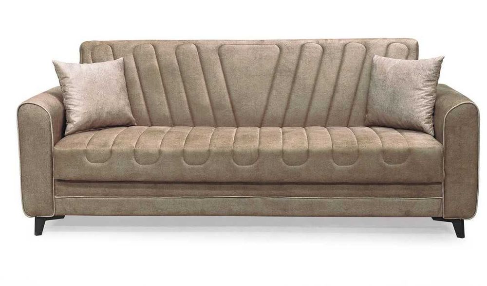 Клик клак канапе за сън с луксозна дамаска