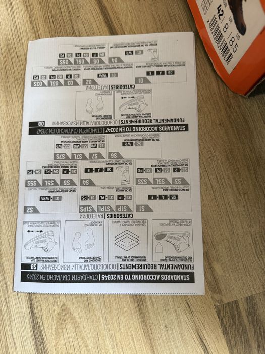 Мъжки боти от ест. кожа RULER S3S SR BROWN/BLACK !42 н