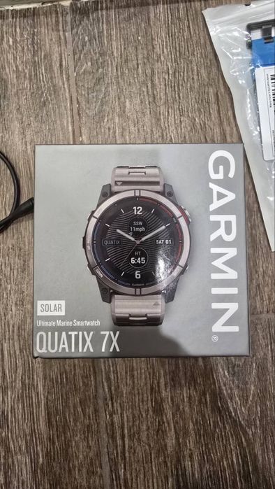 Часовник Garmin Quatix 7X Solar Sapphire Titanium