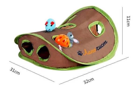 Мини тоннель "9 Норок" для кошек