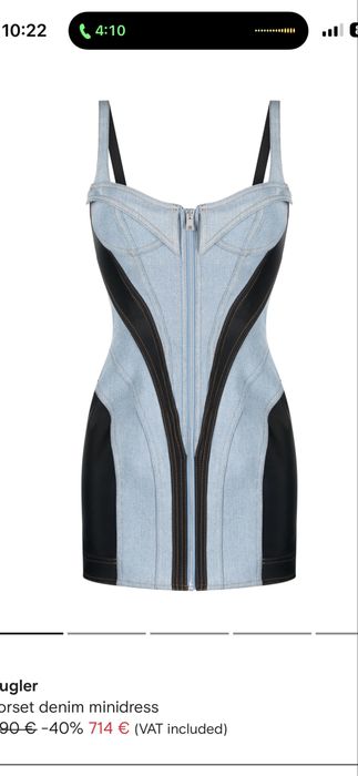 Оригинална рокля Mugler