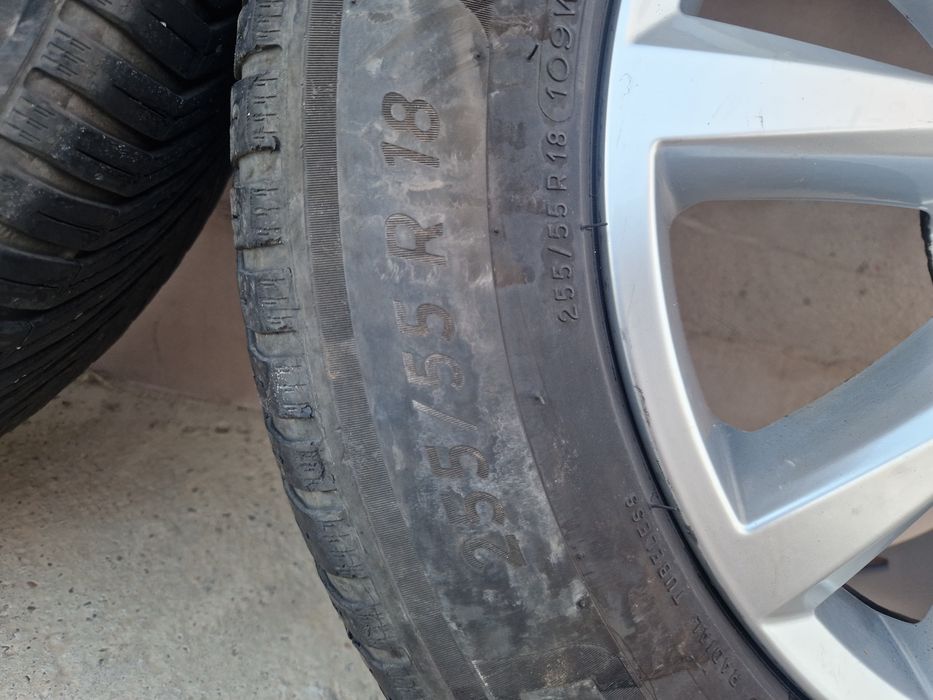 Vand 4 roti de Tuareg 5×130 cauciucuri michelin cross climate 225/55/18 Dot 2024