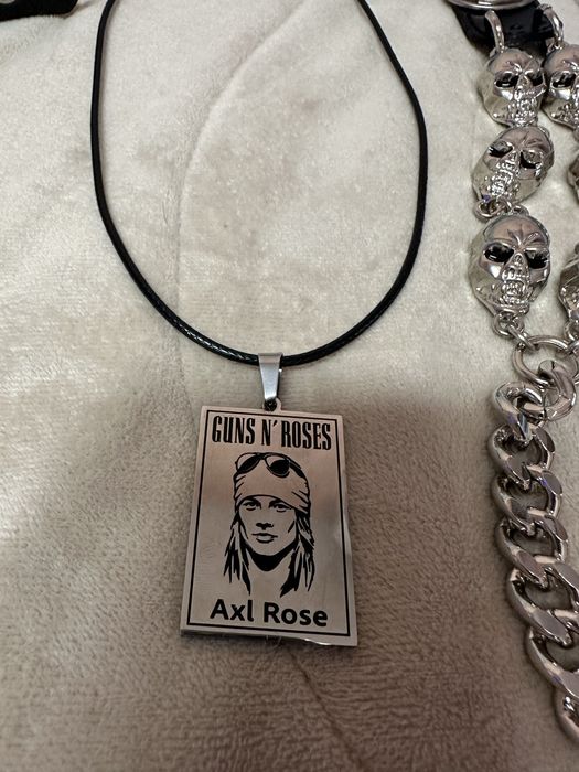 Комплект  гривна дамска ,синджир и кожена верижка за врата