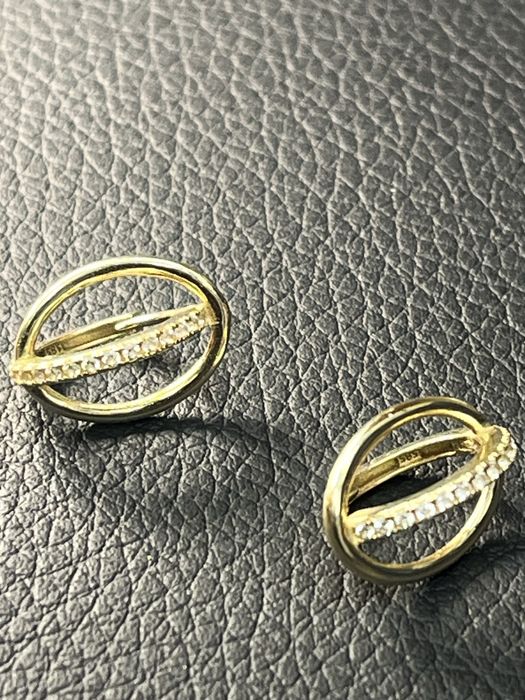 Златни обеци Халки ЧИСТО НОВИ 14 карата 585 zlatni obeci zlaten gold