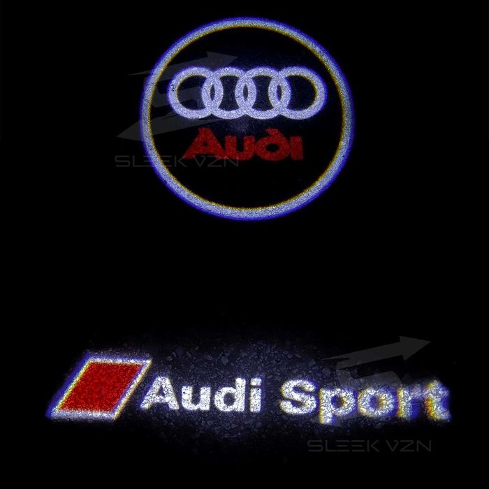 Led welcome светлини, лого проектор за Audi