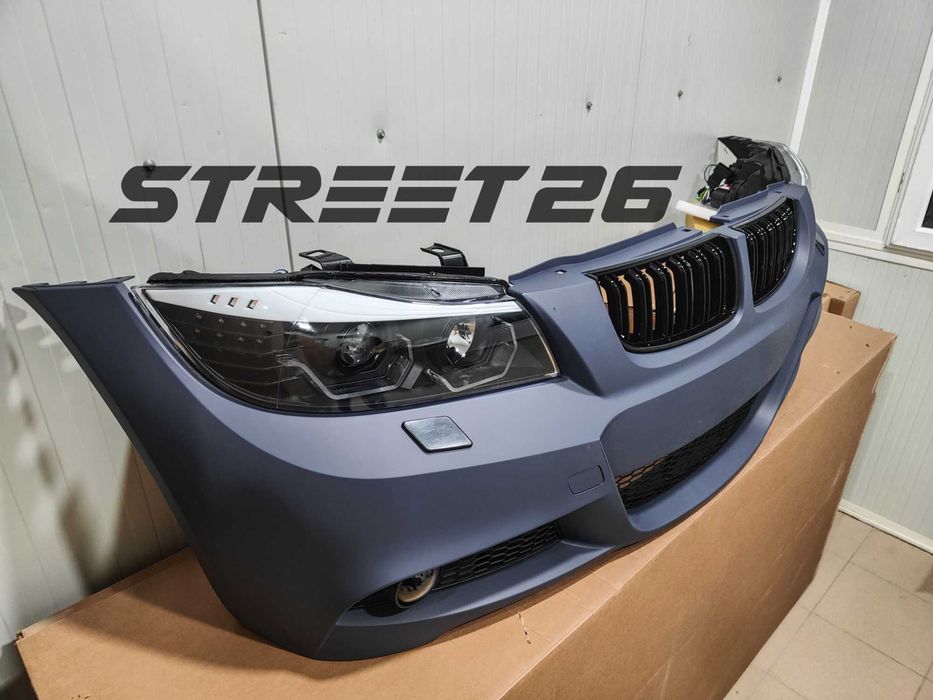 Pachet Bara Fata M BMW E90 E91 NFL (2005-2007) si Faruri LED V2