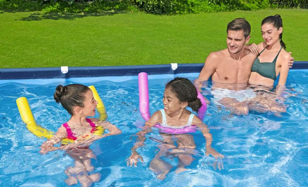 Piscina Bazin Familie Copii Relaxare Cadru Metal Bestway 400 x 211 x 81cm Pompa LIVRARE GRATUITA
