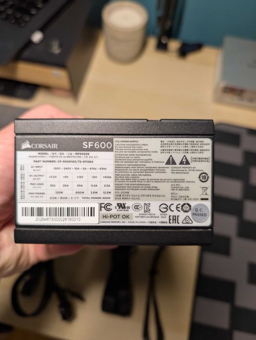 Sursa SFX Corsair SF600 Gold