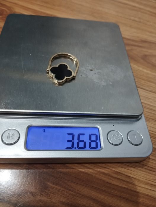 Двухстороннее колечко золото