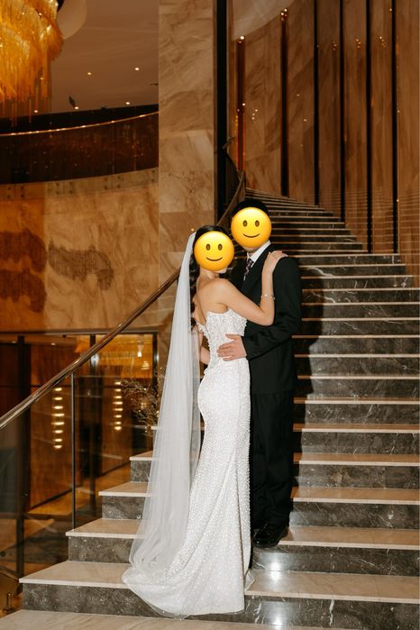 Шикарное свадебное платье