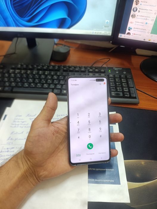Samsung S10 5G 8/256gb iwlawi zur aybi yuq tozza telefon