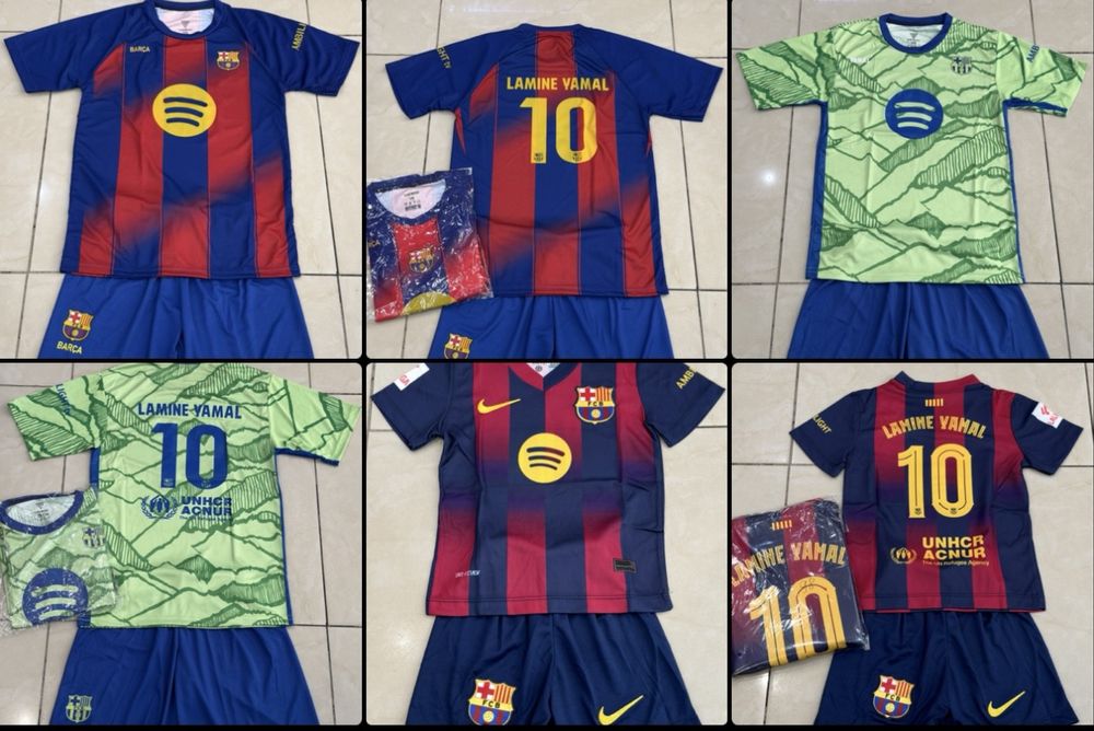 Детски футболни екипи.Нови модели 2026/Football equipment Yamal/Messi
