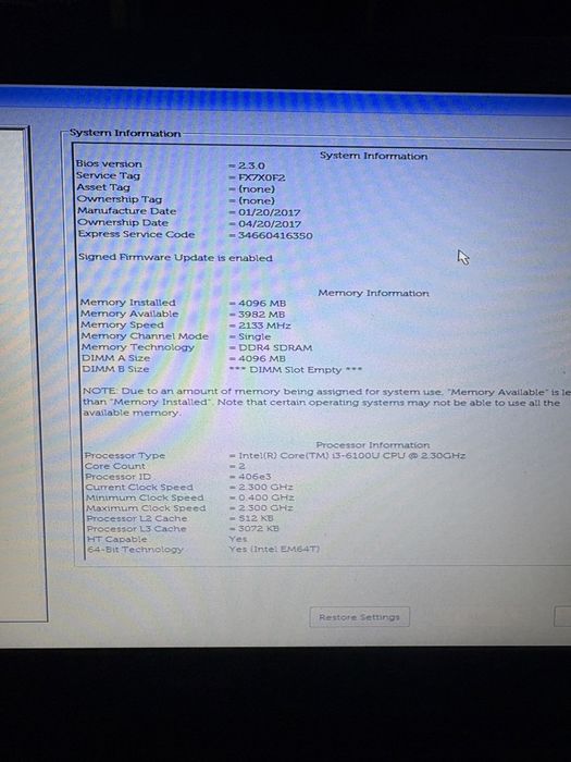 Laptop Dell Inspiron 15 3567
