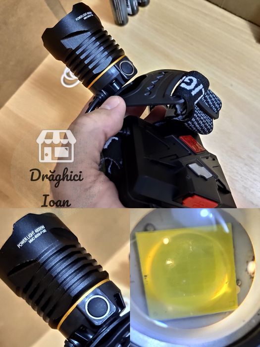 XHP160 FRONTAL- Lanterna de purtat pe cap cu LED 16 nuclee