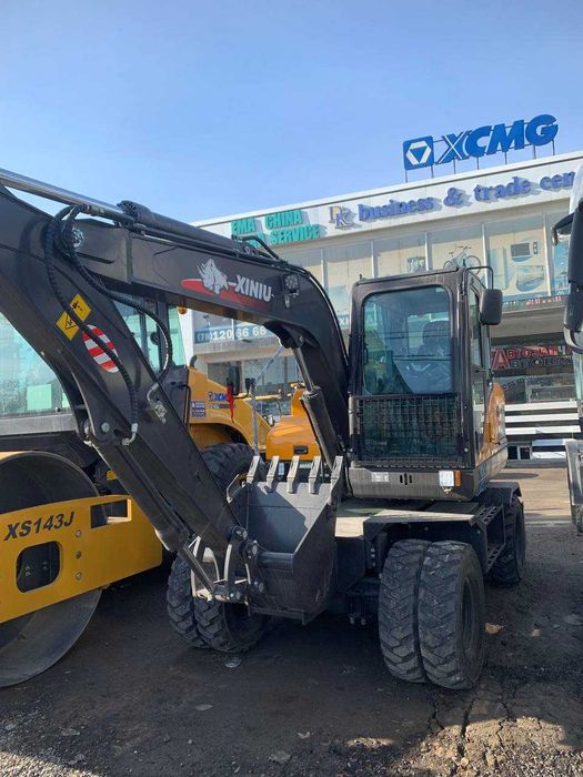 XN90LX-9G русумли гилдиракли мини-экскаватор - 0,3 м/куб