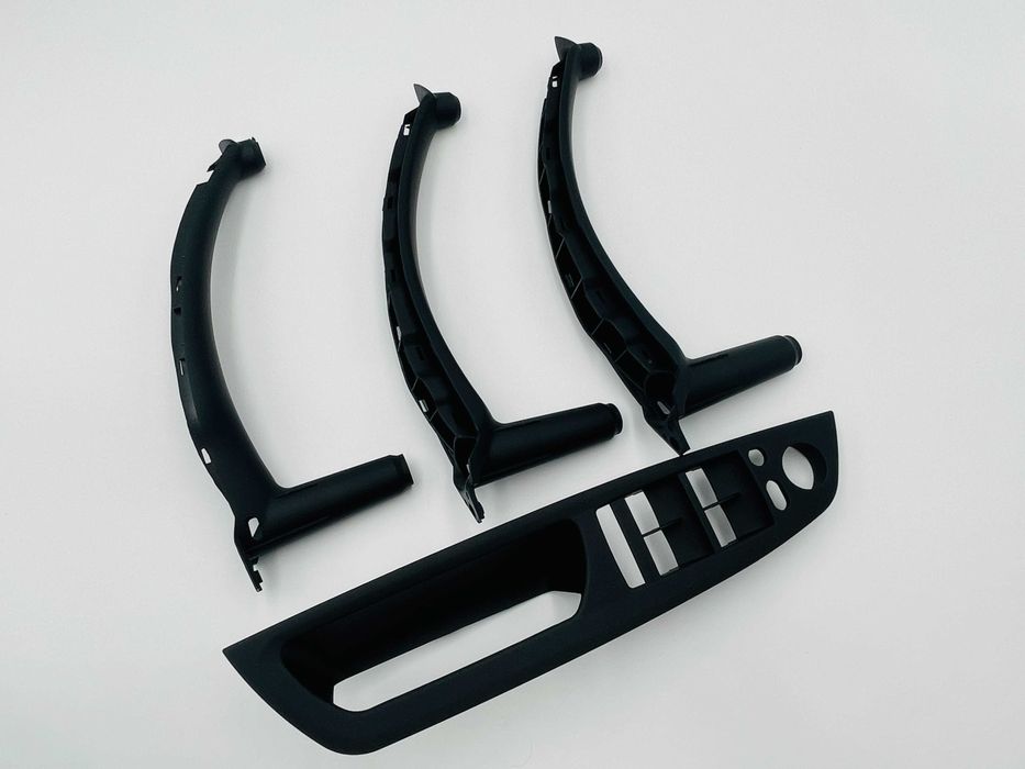 Set manere usa interior complet fata spate negru BMW E70 X5 E71 X6